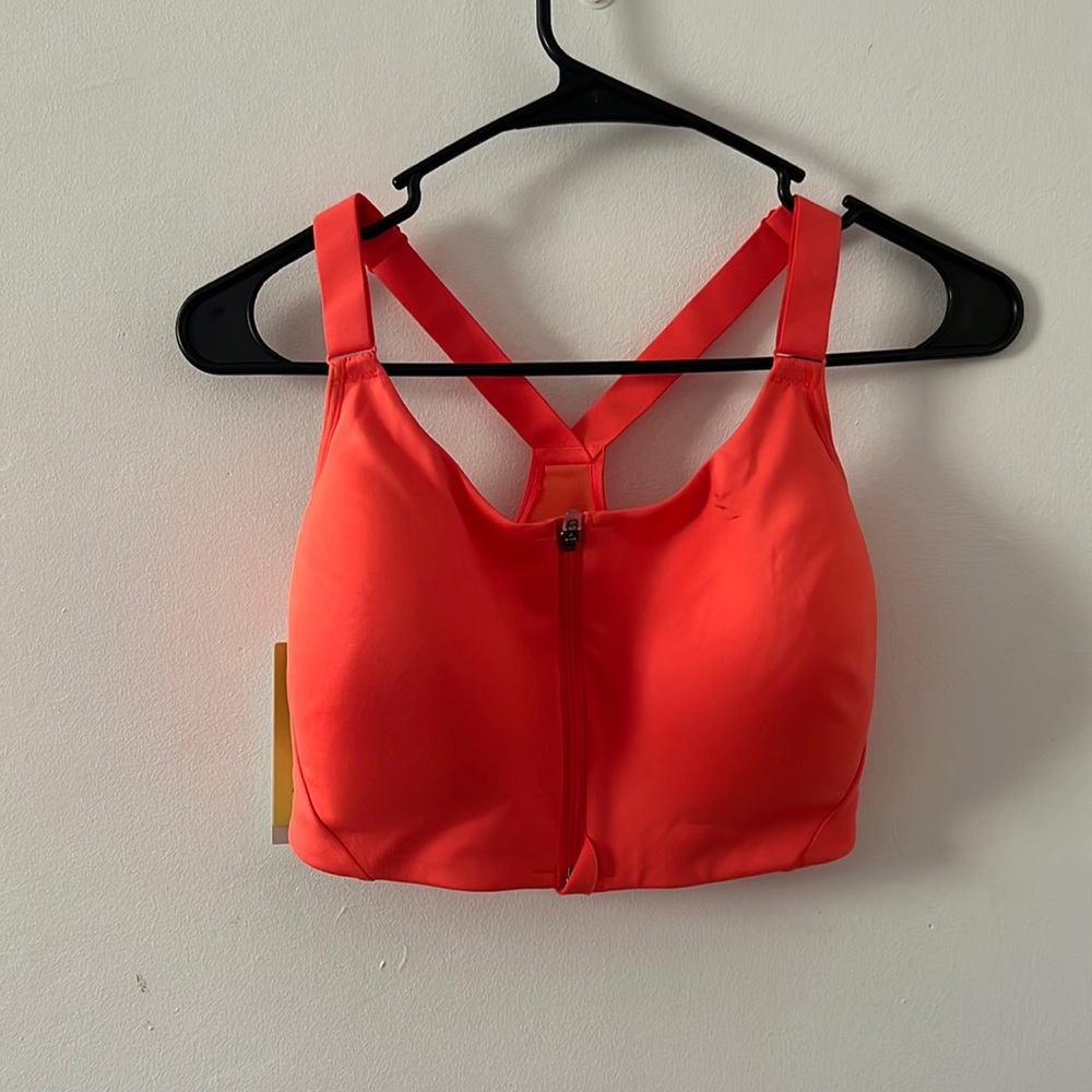 Bright Orange Sports Bra